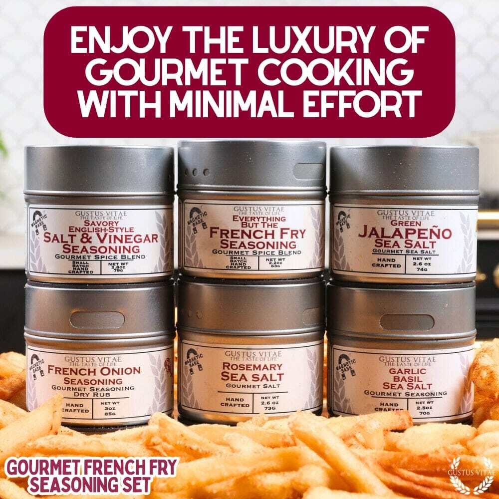 Gourmet French Fry Seasoning Set – Six Pack