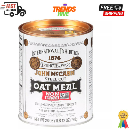 McCann’s Irish Oatmeal, Traditional Steel Cut Oats, 28 Ounce