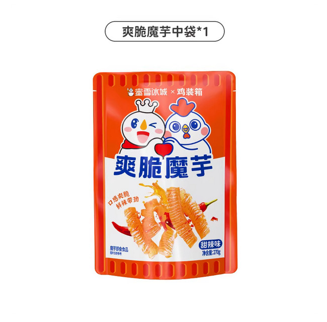 MIXUE Crispy Konjac Sweet and Spicy Casual Food Office Instant Snacks