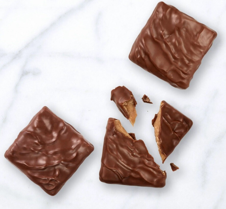 RUSSELL STOVER TOFFEE SQUARE SUGAR FREE CHOCOLATE CANDY BULK VALUE BAG PRICE!!!!