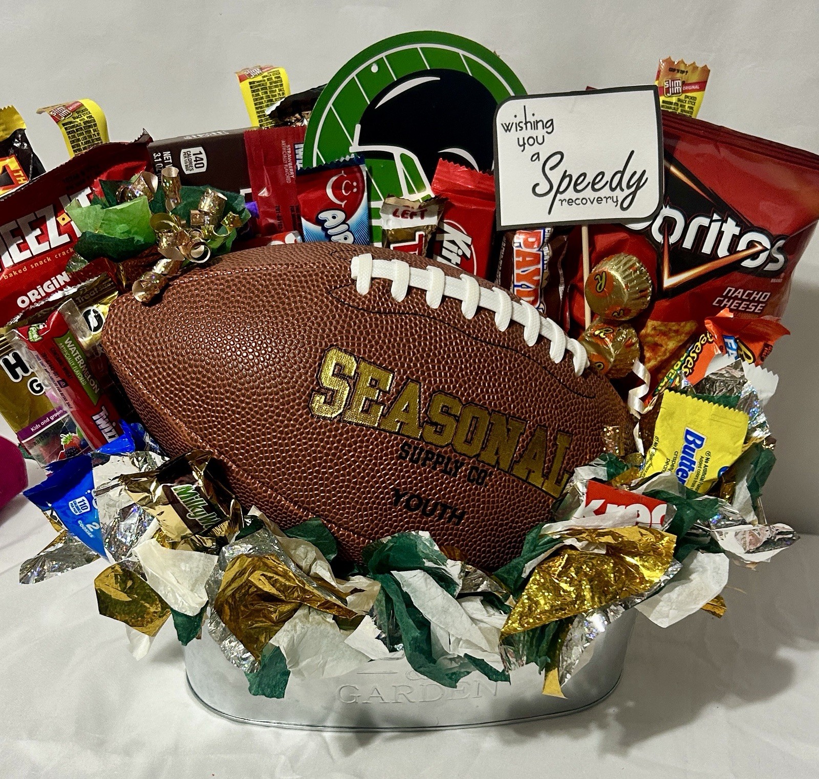 Football Fan Candy And Snack Gift Bouquet