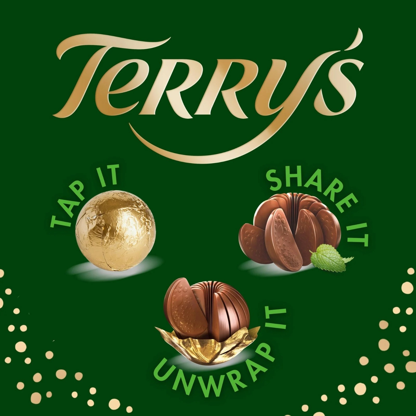 Terry’s Milk Chocolate Natural Mint Splits 20 Orange Sections Candy 5.11oz 2 Pk