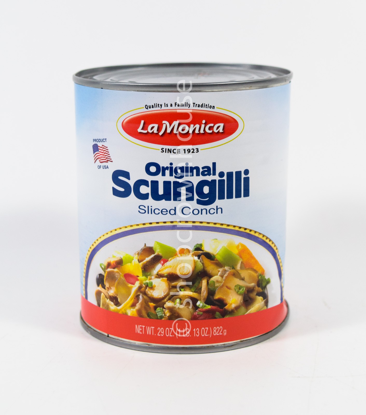 La Monica Sliced Conch Scungilli 29 ounce can Precooked Ready to Eat