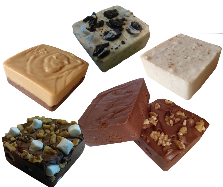 The Barking Cow 1/2 Lb Homemade Hand Stirred Old Fashioned FUDGE 12 FUN Flavors!