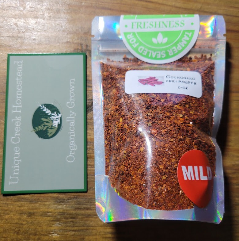 Gochugaru Korean Chili Pepper POWDER Ground Mild 1,500-10,000 Scoville Flakes