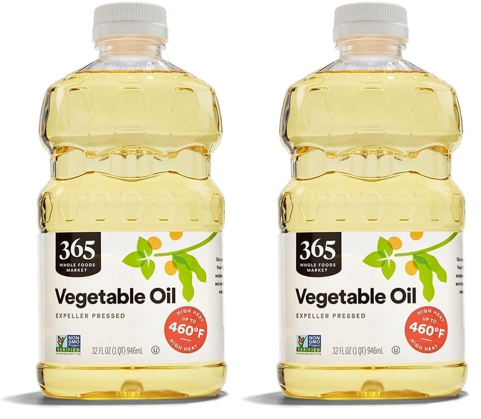 365 by Whole Foods Market, Vegetable Oil, 32 Fl Oz (Pack of 2) Free Shipping