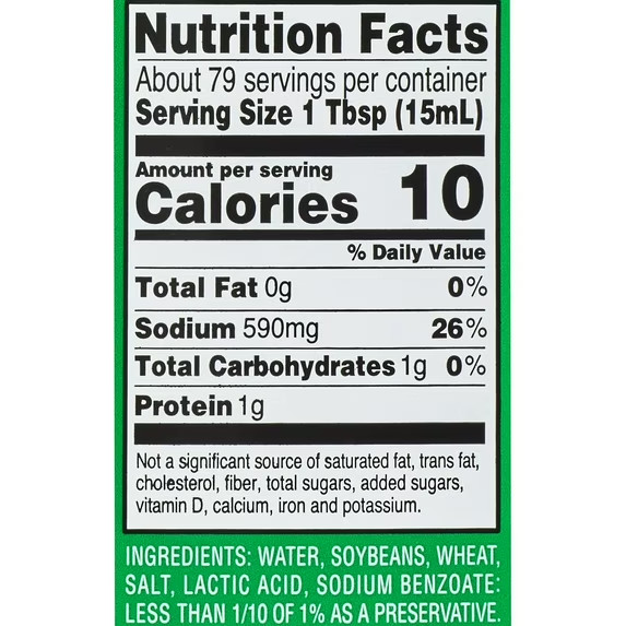 Kikkoman Less Sodium Soy Sauce, 40 oz Bottle,,,…