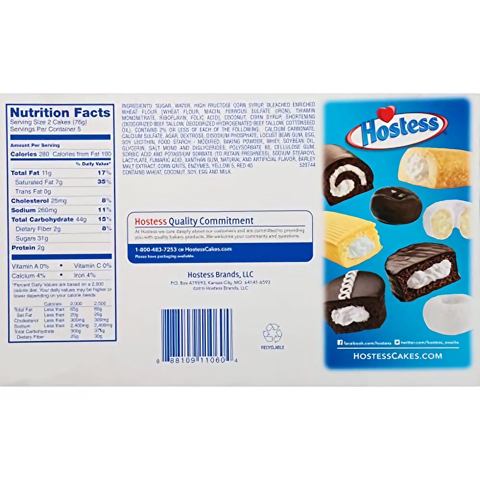 Hostess Berry Zingers Value Pack 13.4 Oz Box of 10 Individually Wrapped | Pack