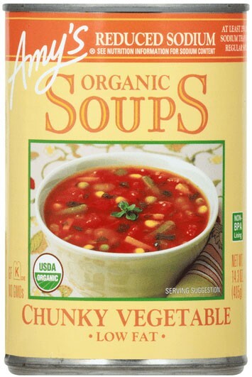 Amy’s Organic Reduced Sodium Chunky Vegetable Soup – 14.3 oz