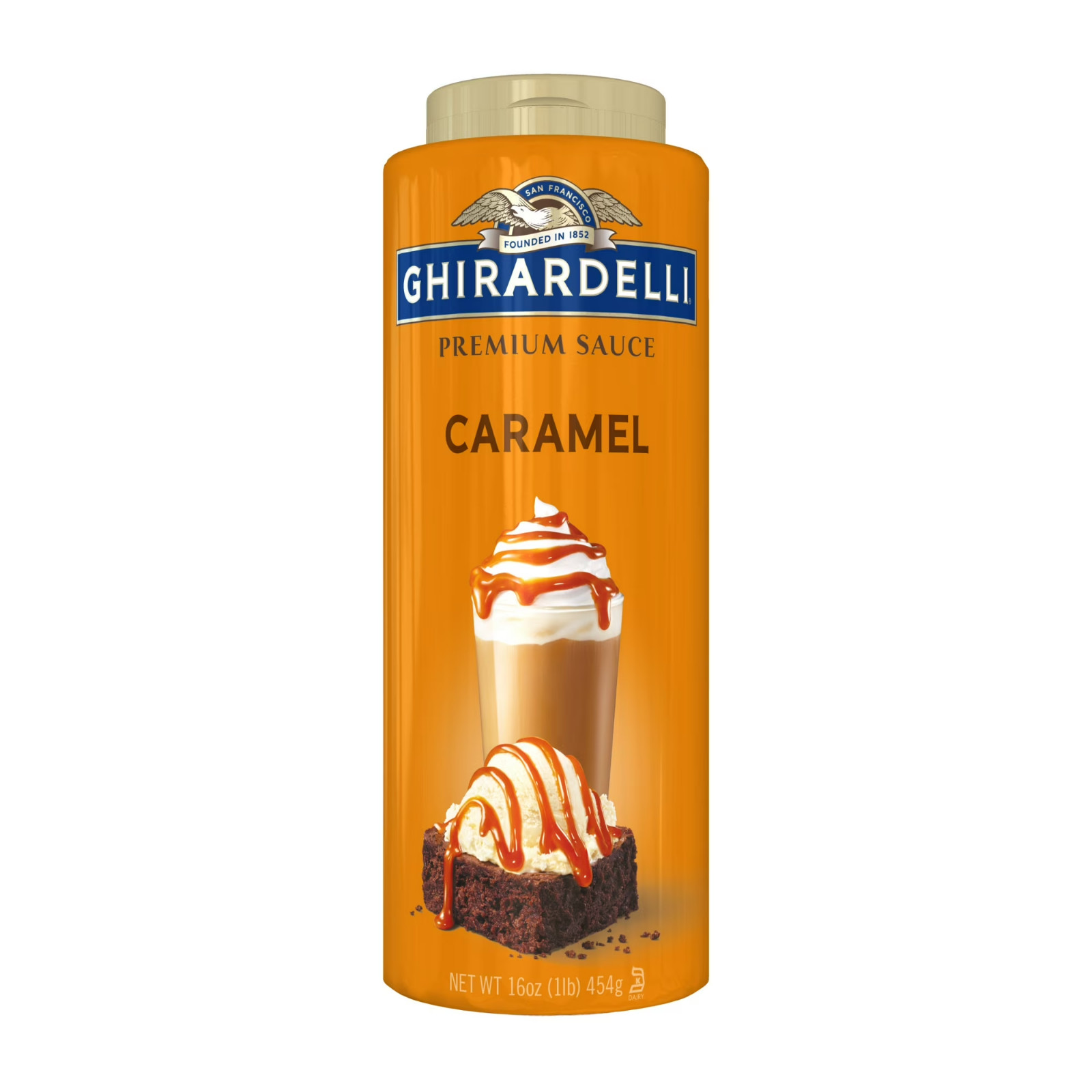 GHIRARDELLI Premium Caramel Sauce, 16 oz Bottle….