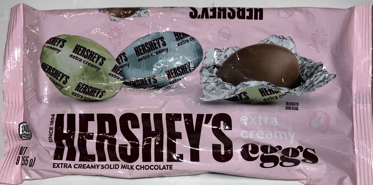 Hershey’s Extra Creamy Milk Chocolate Eggs (1) 9oz Bag Candy Treats BB 12/2026