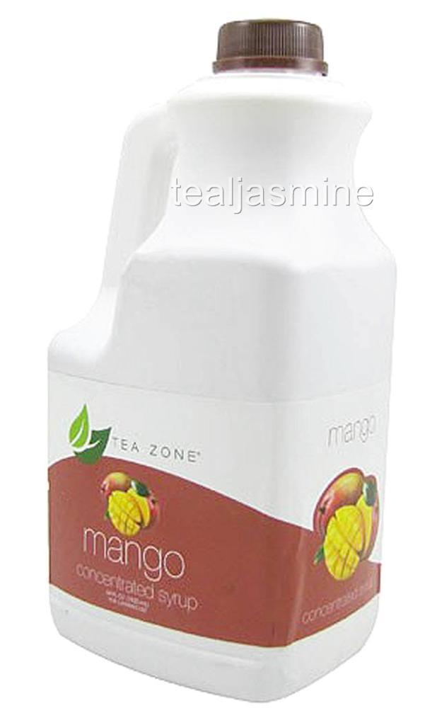 Tea Zone Premium Fruit Syrup for BubbleTea Boba 64 Fl. Oz. Assorted Flavors
