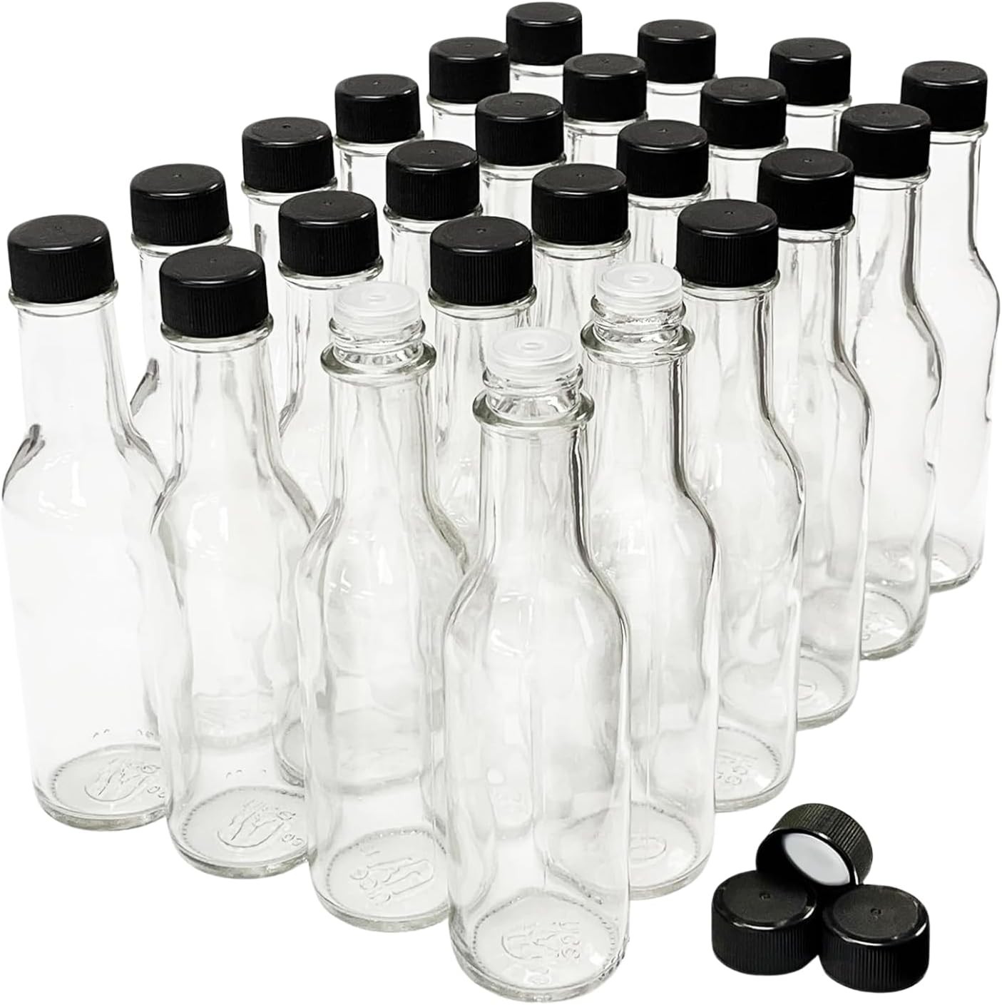 Hot Sauce Bottles 48 Pack – Homemade Sauce Storage