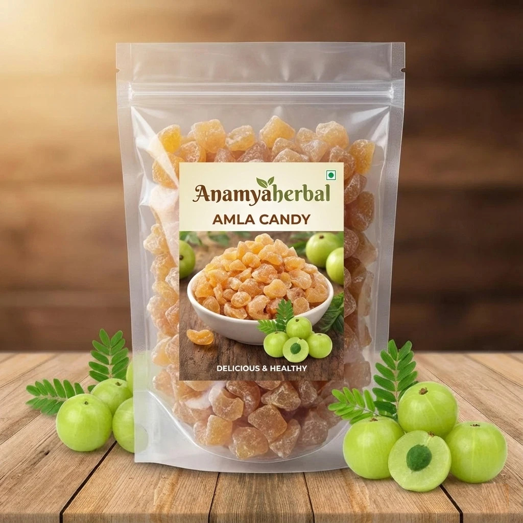 Amla Candy Dried Dry Indian Gooseberry Fruit Without Added Sugar