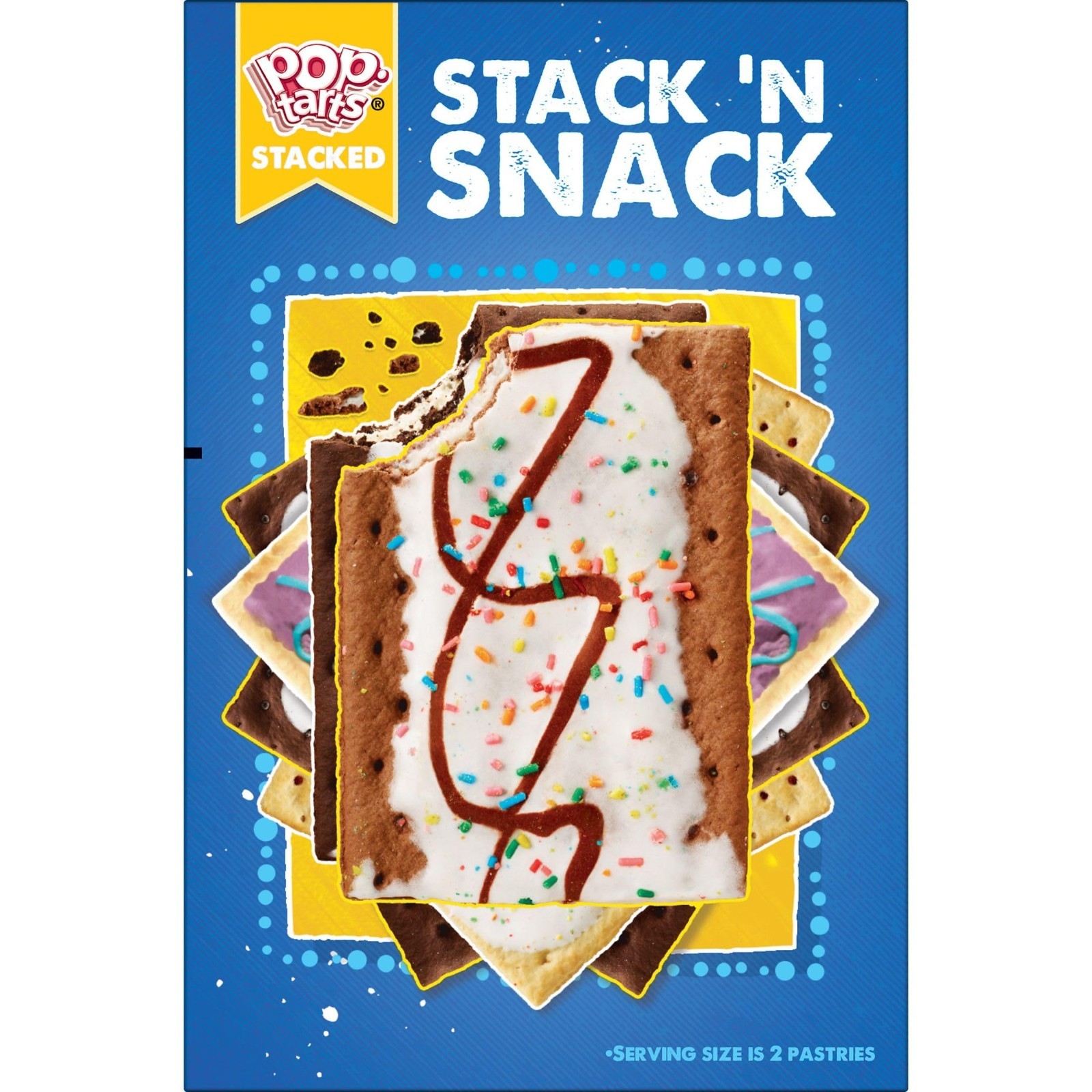 Unfrosted Strawberry Pop-Tarts – 12 Boxes, 96 Toaster Pastries, Kids Breakfast S