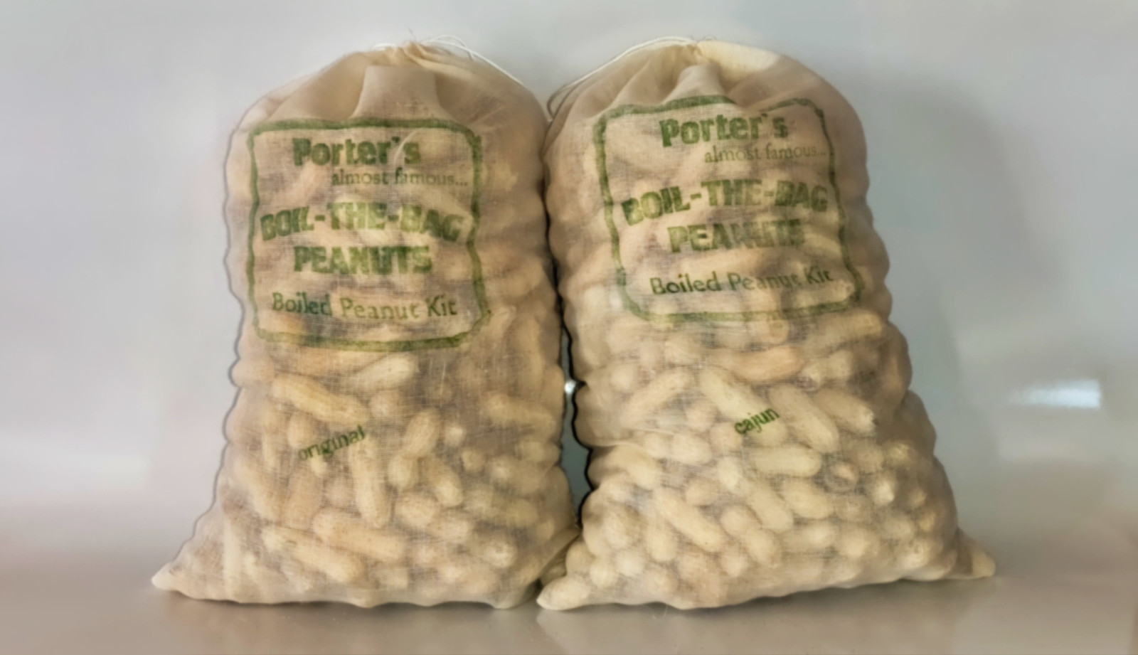 Boiled Peanuts: Porter’s (almost famous) Boil-The-Bag Peanuts [2 bags]