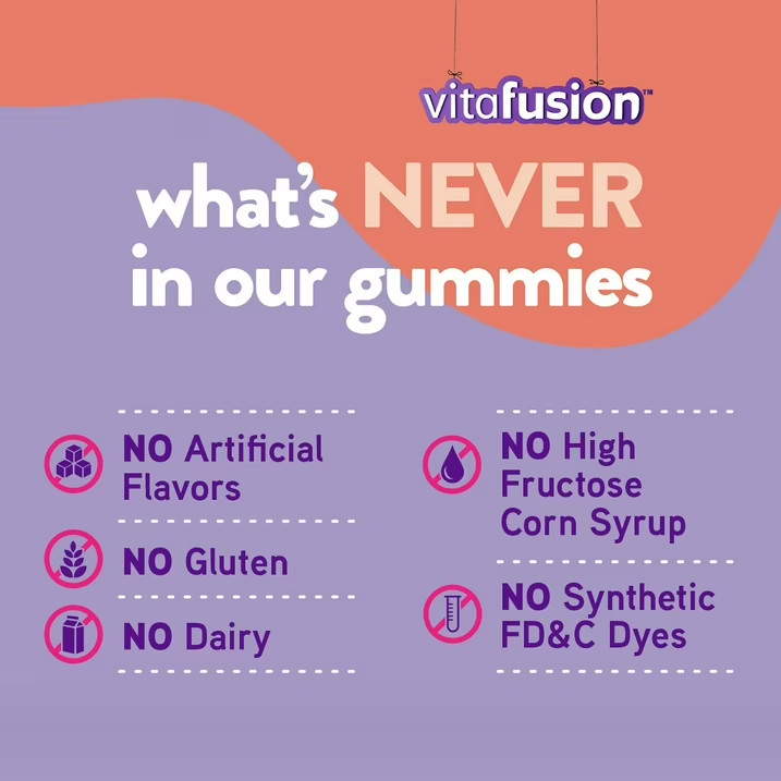 Vitafusion Multivites Daily Multivitamin for Men and Women Gummy Vitamins,260 ct