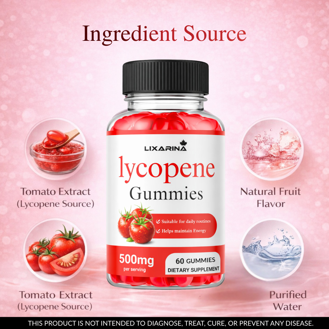Lycopene | Lycopene Gummies | lycopene Supplements Men | lycopenee 500mg -Pack 1