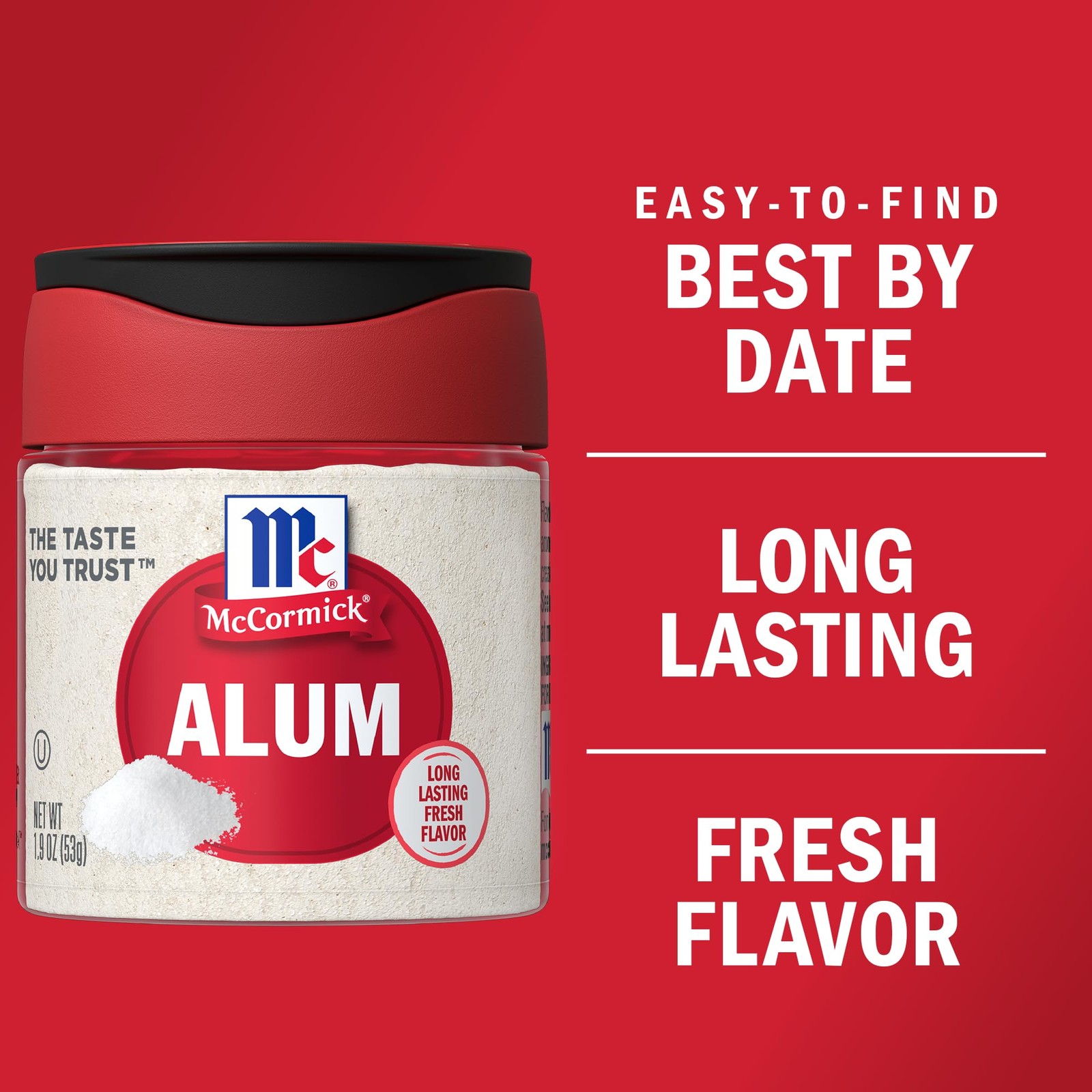 McCormick Alum, 1.9 oz (Pack of 6) Ounce 6), Natural