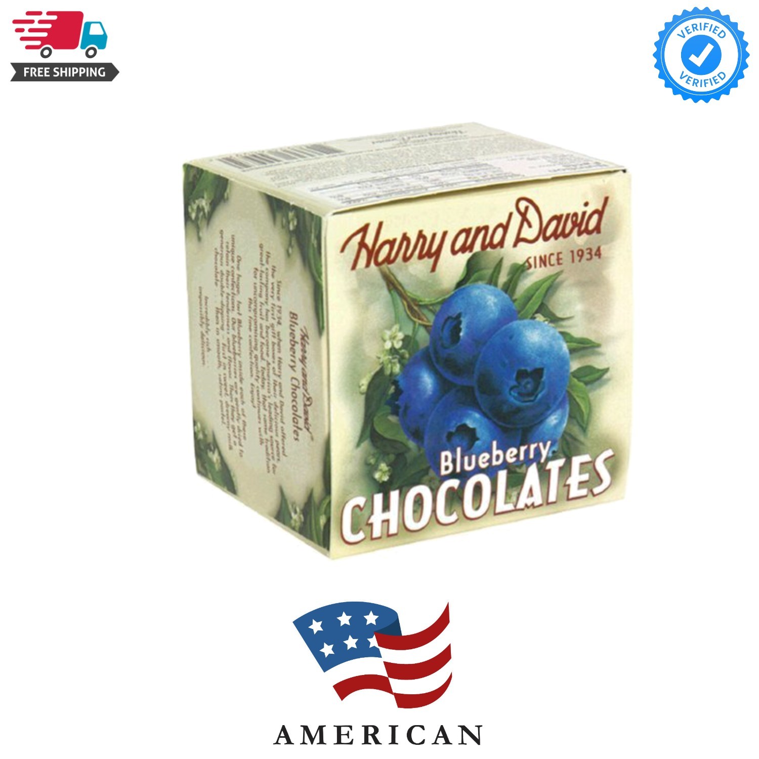 Chocolate Covered Blueberries, 8-Ounce Unit