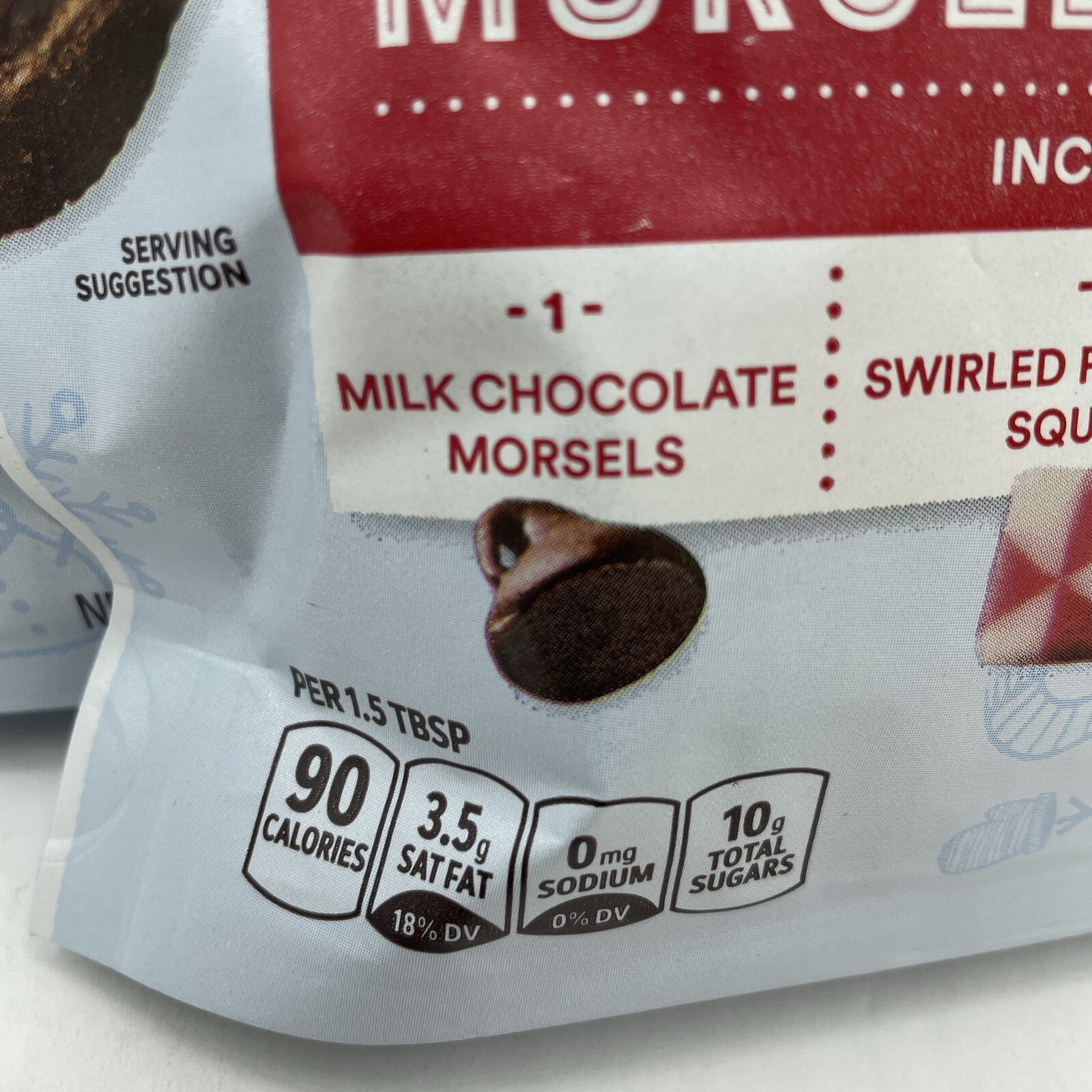 2 Nestle Toll House Peppermint Hot Cocoa Morsels & More. Target- 8 0z/226gm.