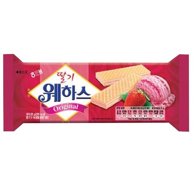 Korean Snack Strawberry Snack Pack– 10 Count,Cookies, Biscuits & Candies