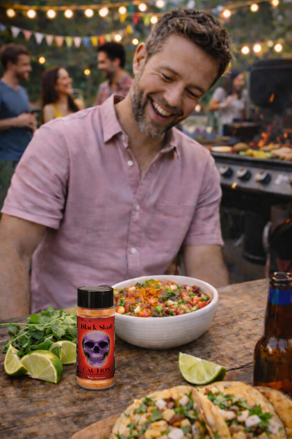 Smoked Ghost Pepper Powder Hot Spice Wicked Tickle Black Skull Chili Seasoning