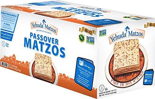 Yehuda Passover Matzos, 5 – 1 lb Packages with one Resealable Stay-Fresh Pouch