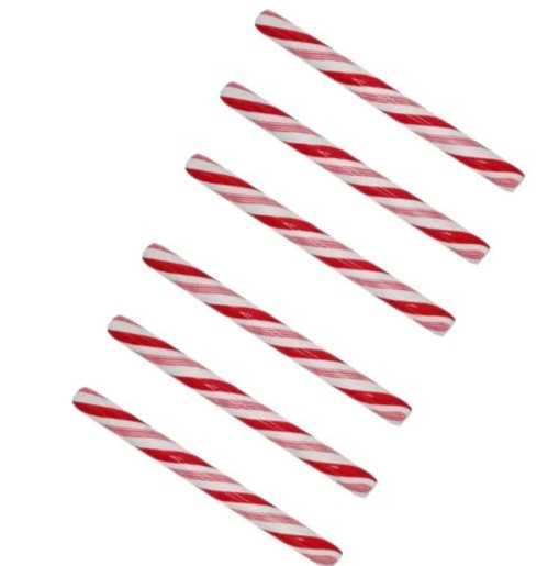 Atkinson’s MINT TWIST Giant PEPPERMINT Candy Cane Stick-Vegan/Gluten-Free {6 PK}
