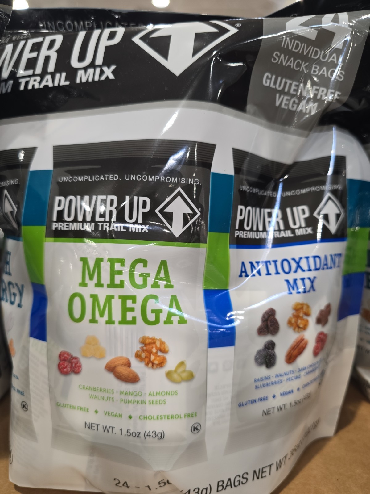 Power Up Trail Mix Variety Pack 24 Ct 36 Oz (1021 g) by GourmetNut EXP 05/05/27