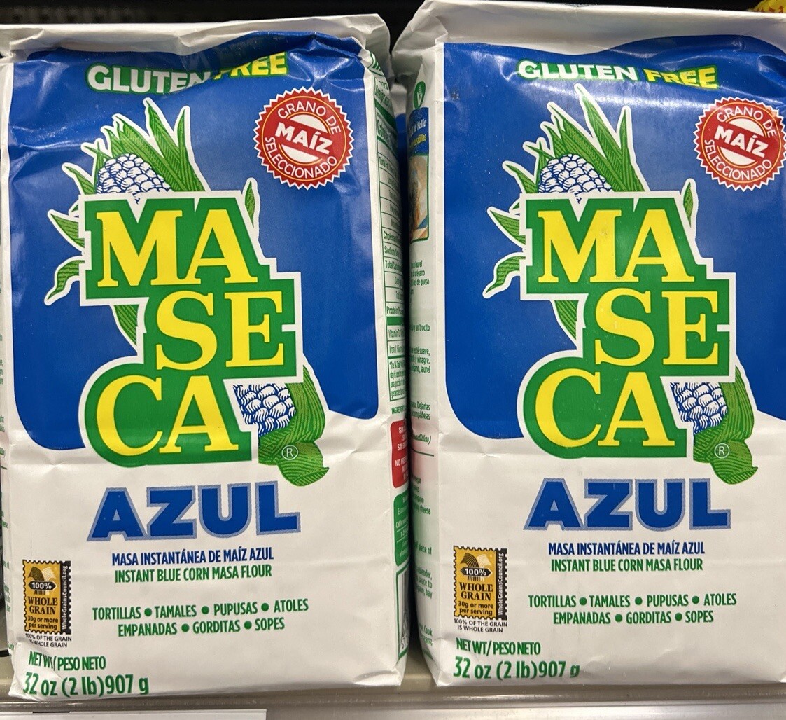 5 MASECA Blue Corn Instant Masa Flour – Masa de Maiz Azul Harina 2lbs Each