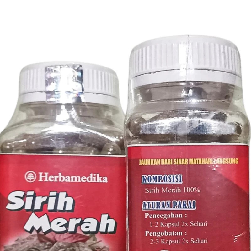 SIRIH MERAH Powder Caps Natural Organic Herb Spices Fresh Pure Hygienic Premium