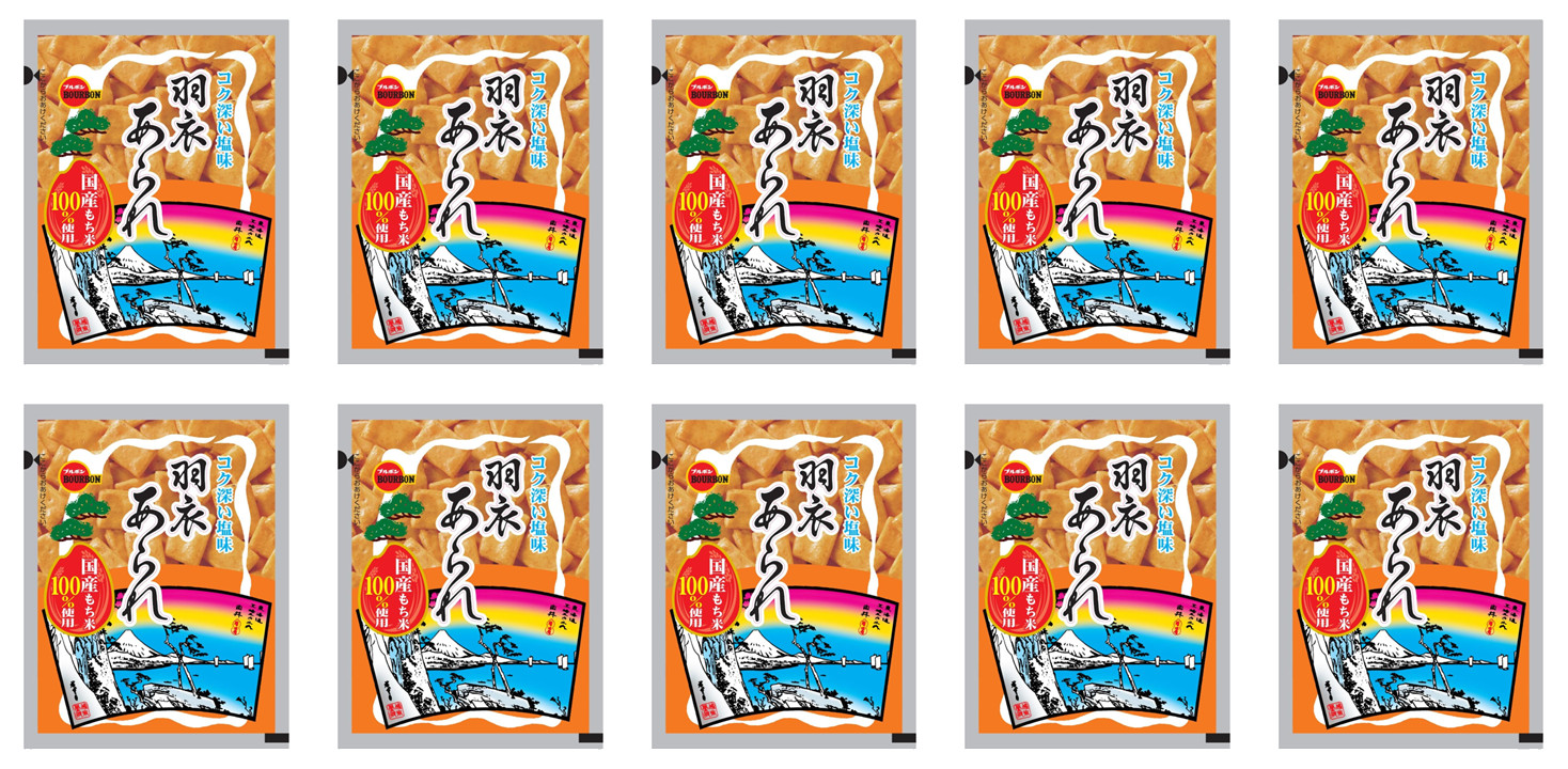 Japan Rice Cracker Bourbon Hagoromo Rice Cracker 36g×10 bags