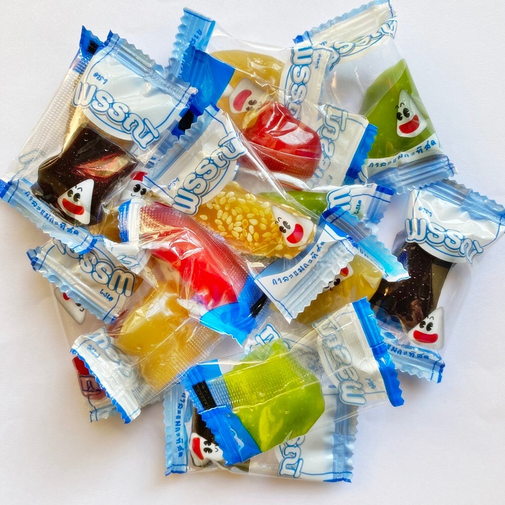 Kalamae 500 g Phanee Chiangmai Caramel Chewy Candy Dessert Individual Wrap 5 FL.