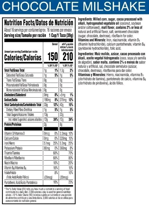 3 PACK! FAMILY SIZE Frosted Flakes Chocolate Milkshake Breakfast Cereal 22.2 Oz