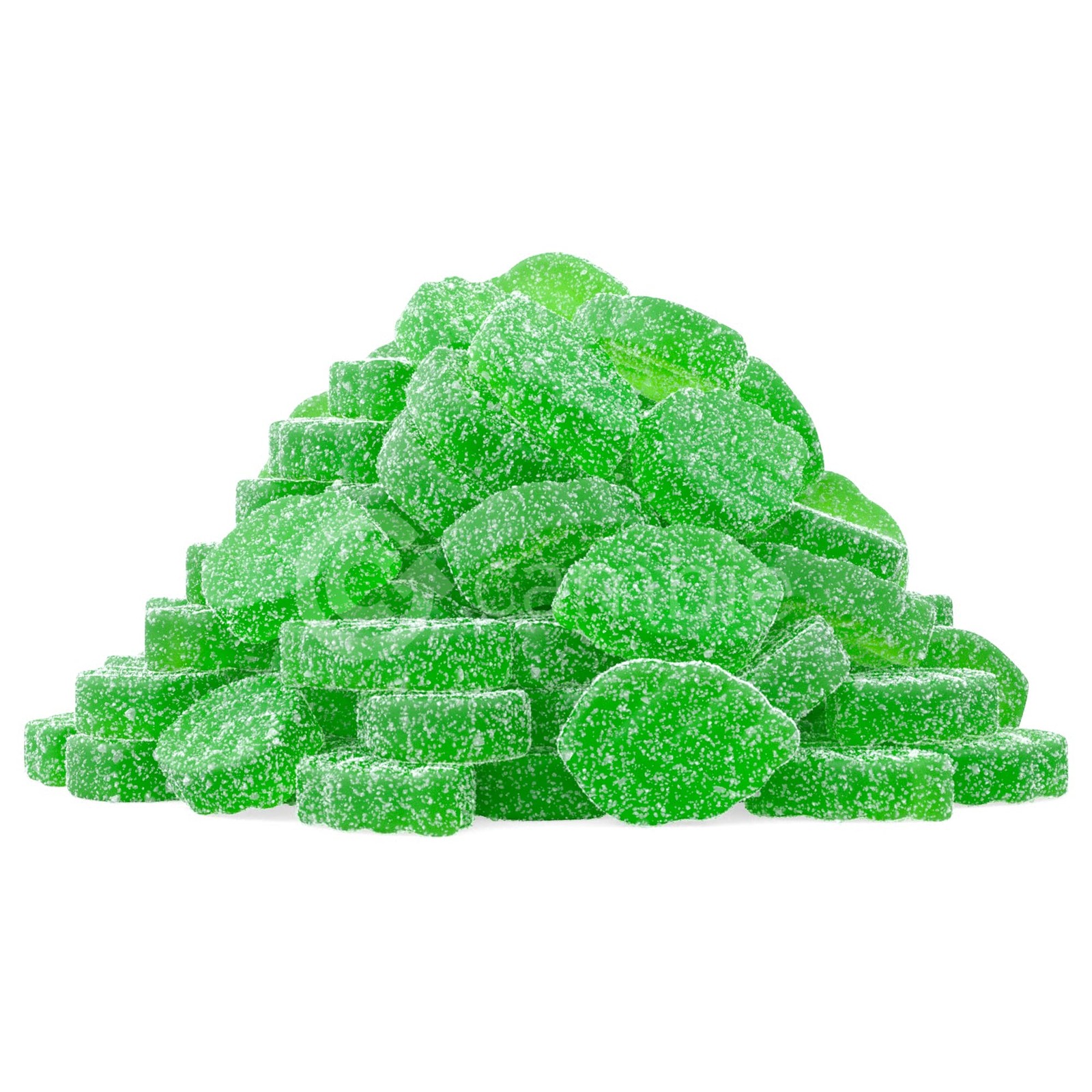– Jelly Spearmint Leaves Candy, Sugar Coated Natural Spearmint Flavor, Soft &…