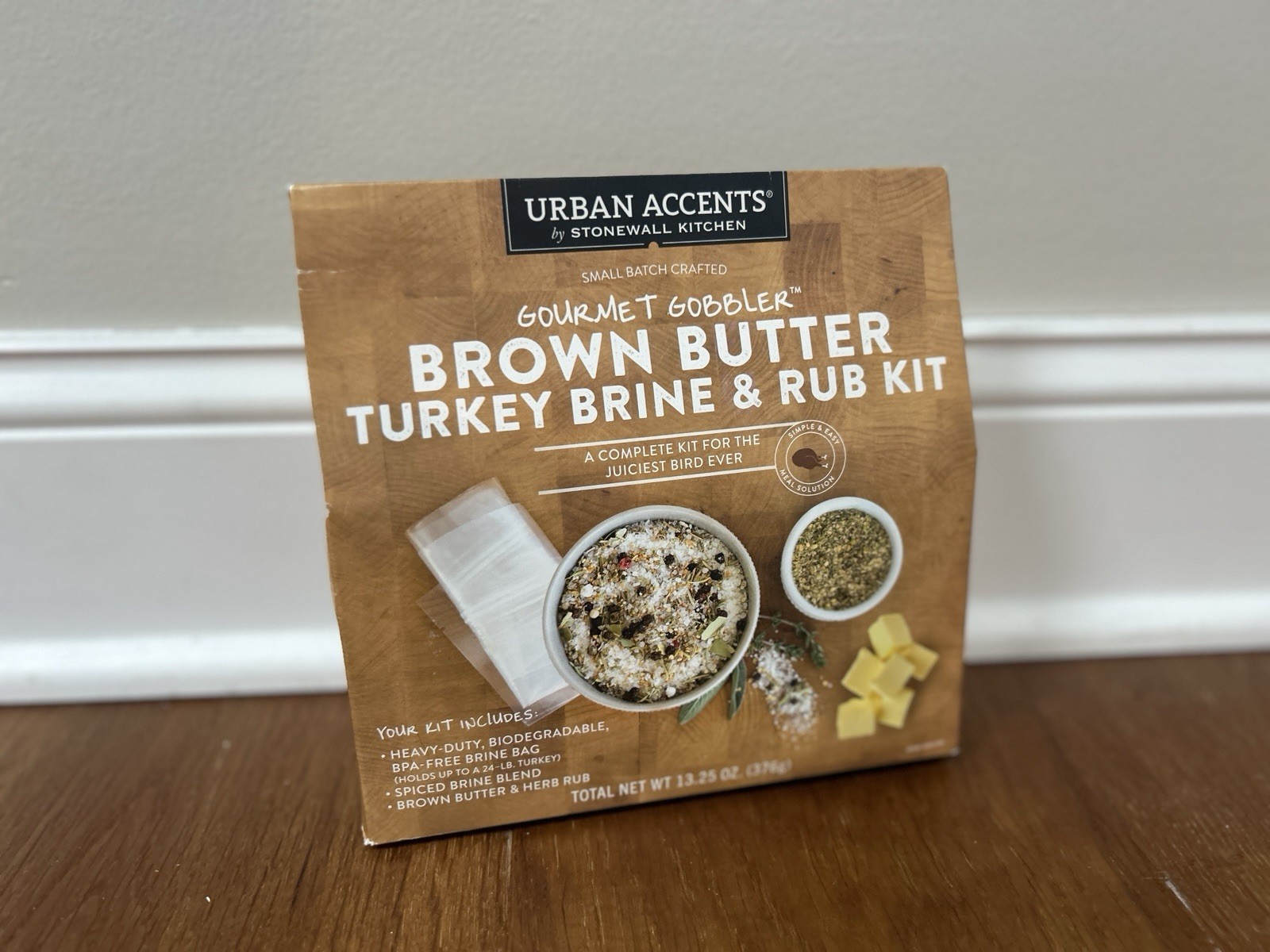 Urban Accents Gourmet Gobbler Turkey Brine Rub Kit Brown Butter 13.25 oz