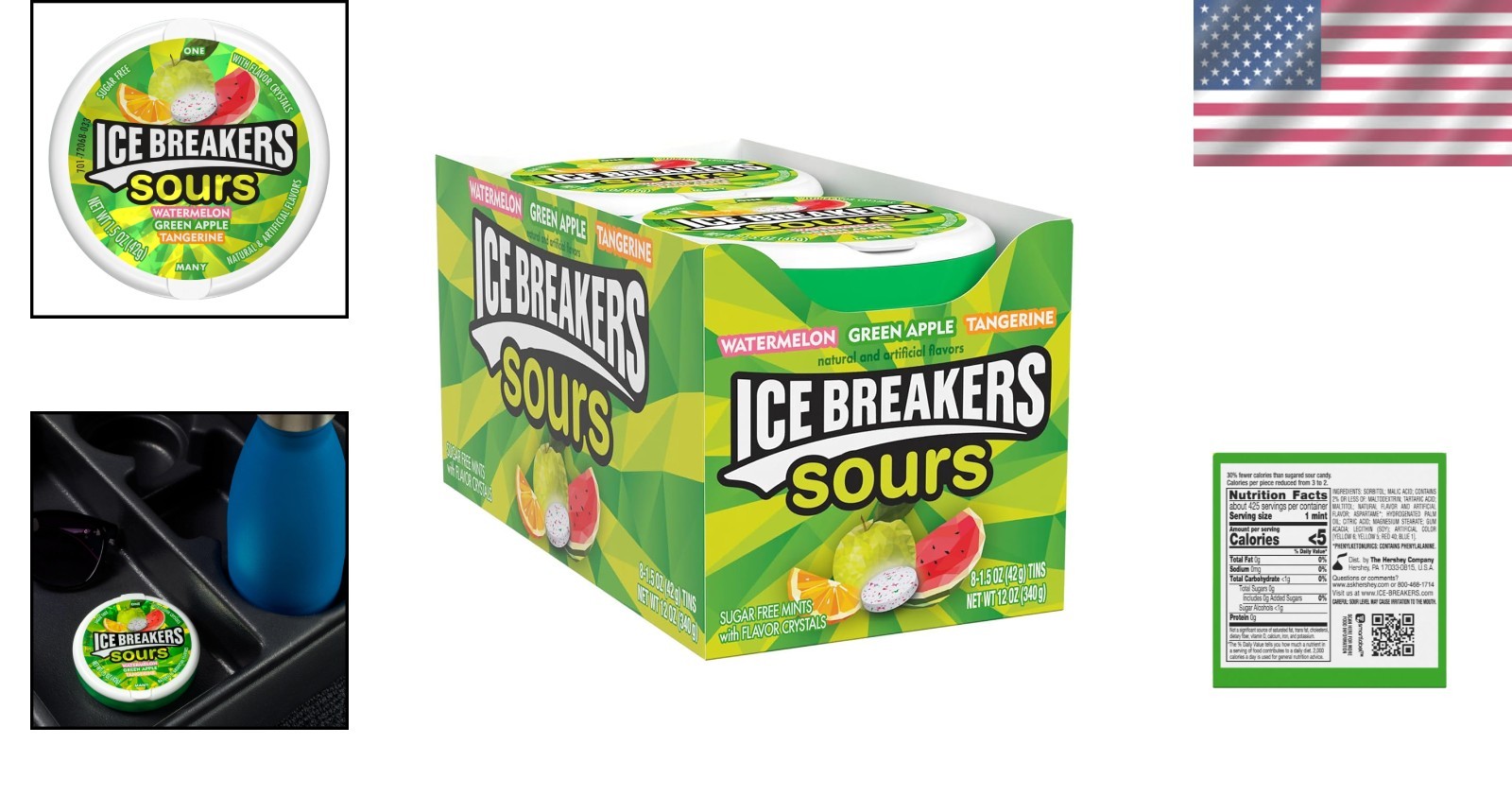 Sugar-Free Assorted Sour Fruit Mints – 1.5oz Tins, Perfect for All Occasions!