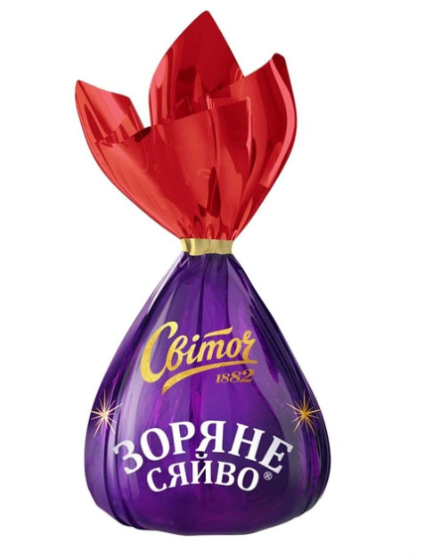 Svitoch «Zoryane Syayvo» Ukrainian Sweets Milk Chocolate Candy Truffle 200g 7oz