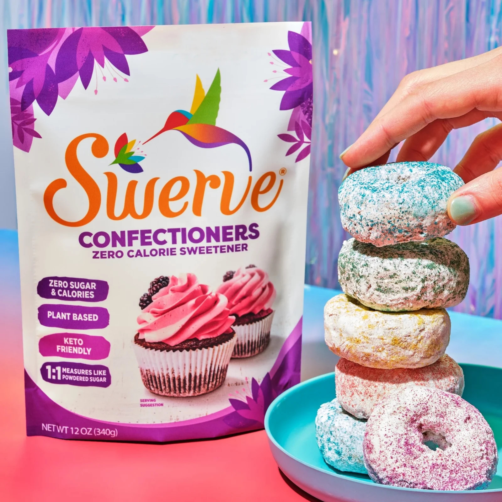 Swerve Sweetener, Confectioner Sugar Replacment, 12 Oz….
