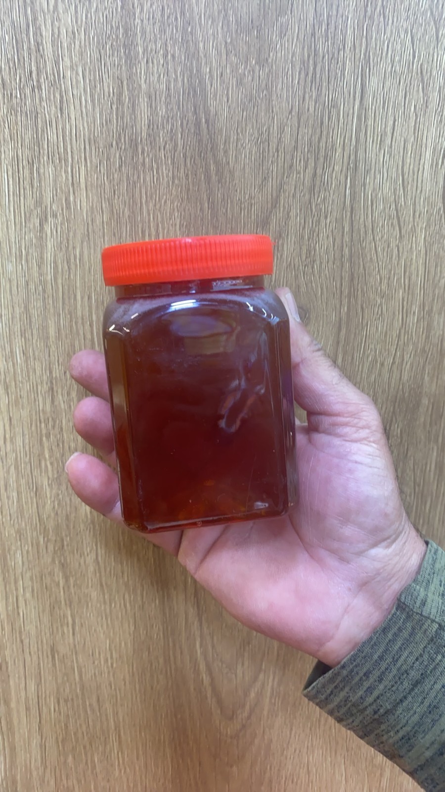 Raw Mountain Honey Organic Wildflower Pure Natural Unfiltered Dark Amber
