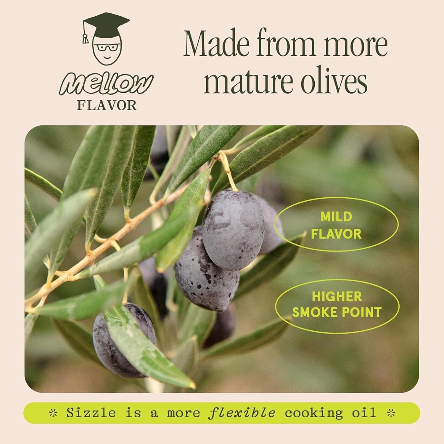 Graza Sizzle Extra Virgin Olive Oil, Cooking Oil – High Polyphenol Peak Harvest