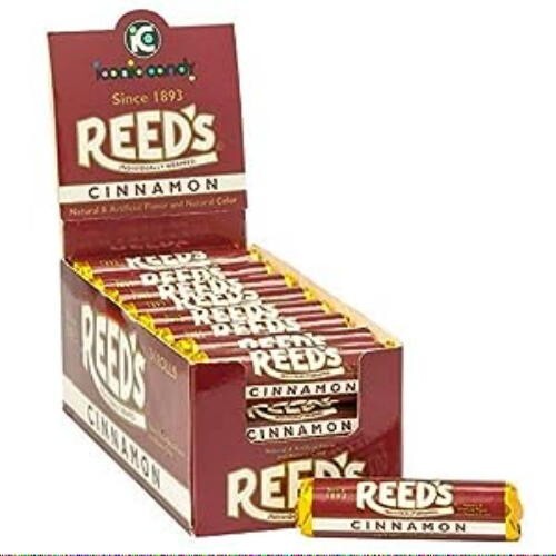 Reed’s CINNAMON Candy Rolls are back! Box of 24 «Olde Time Candy»