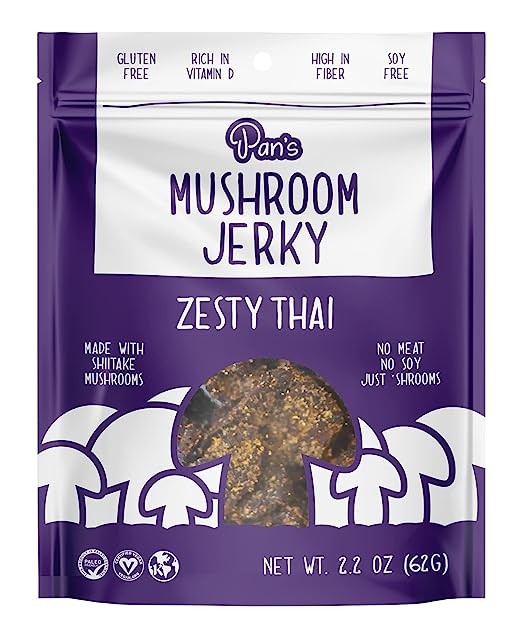 Pan’s Mushroom Jerky Organic Zesty Thai, 2.2 oz