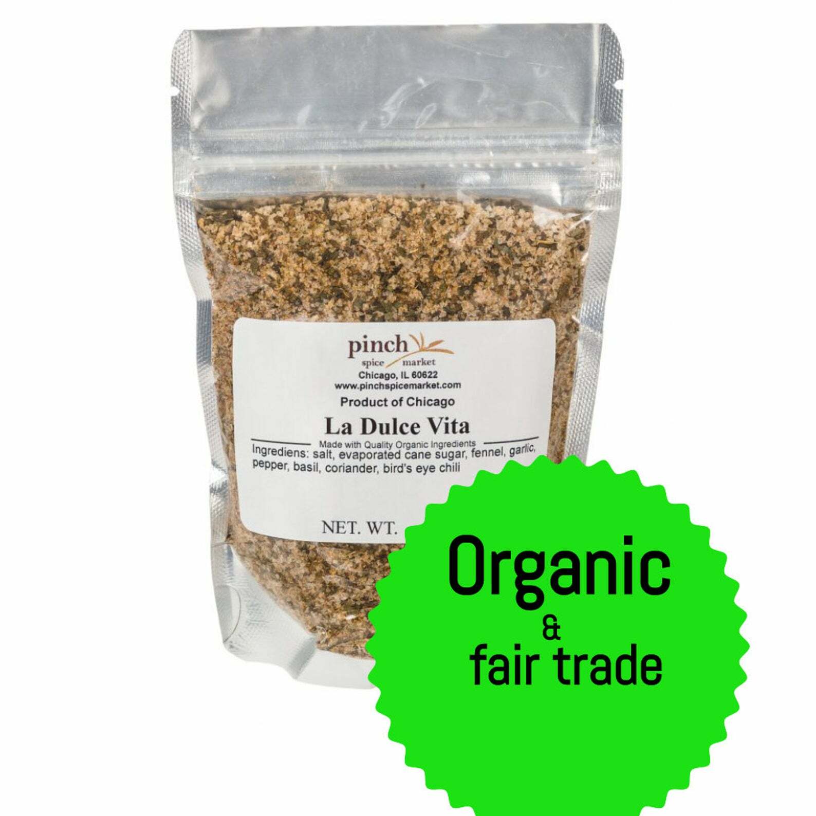 Organic Spicy Italian Seasoning, «La Dulce Vita»