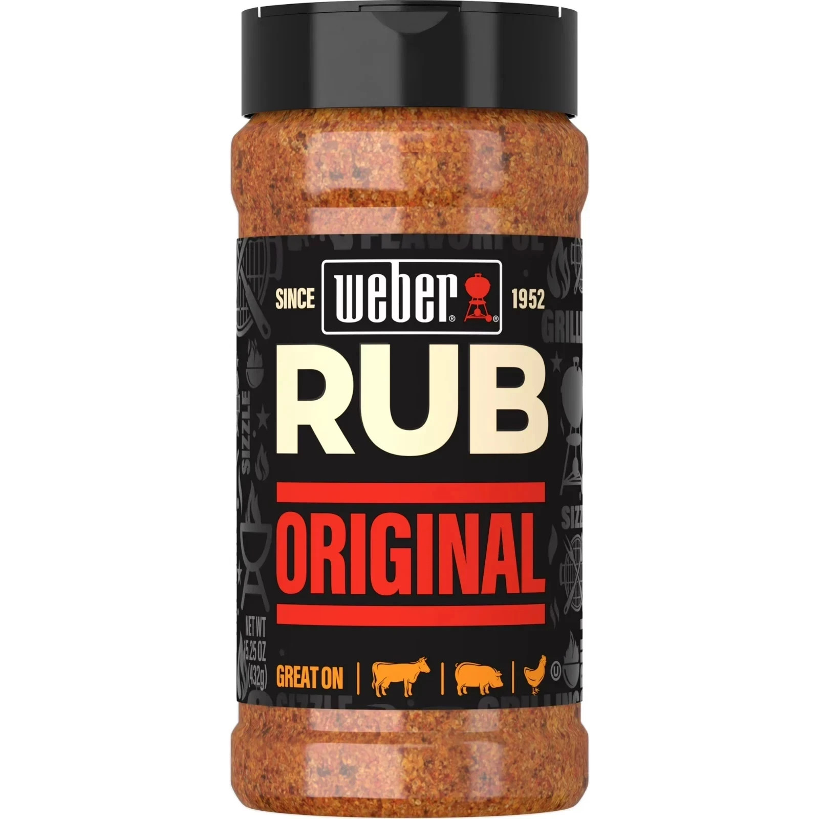 Weber Dry Smoking Rub Seasoning, 15.25 oz, Free Shipping…