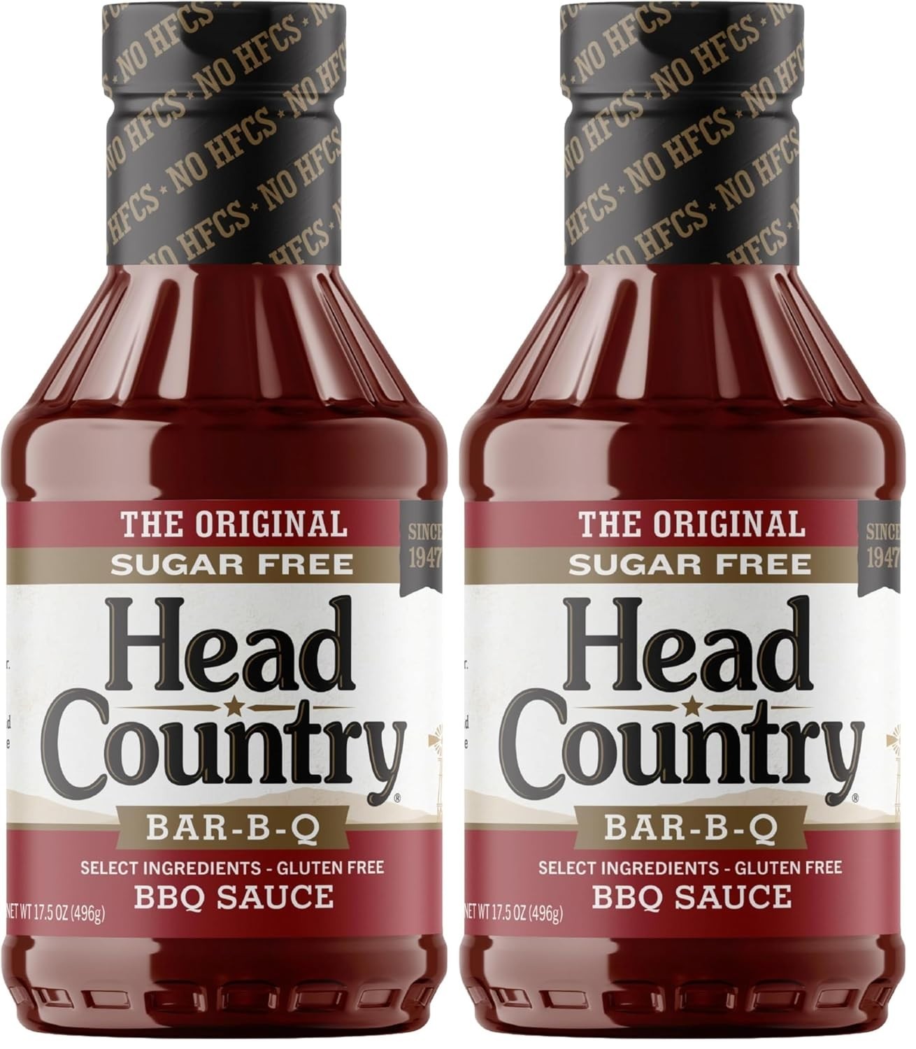 Sugar Free American BBQ Sauce (17.5 oz, Set of 2) for Delicious Grilling