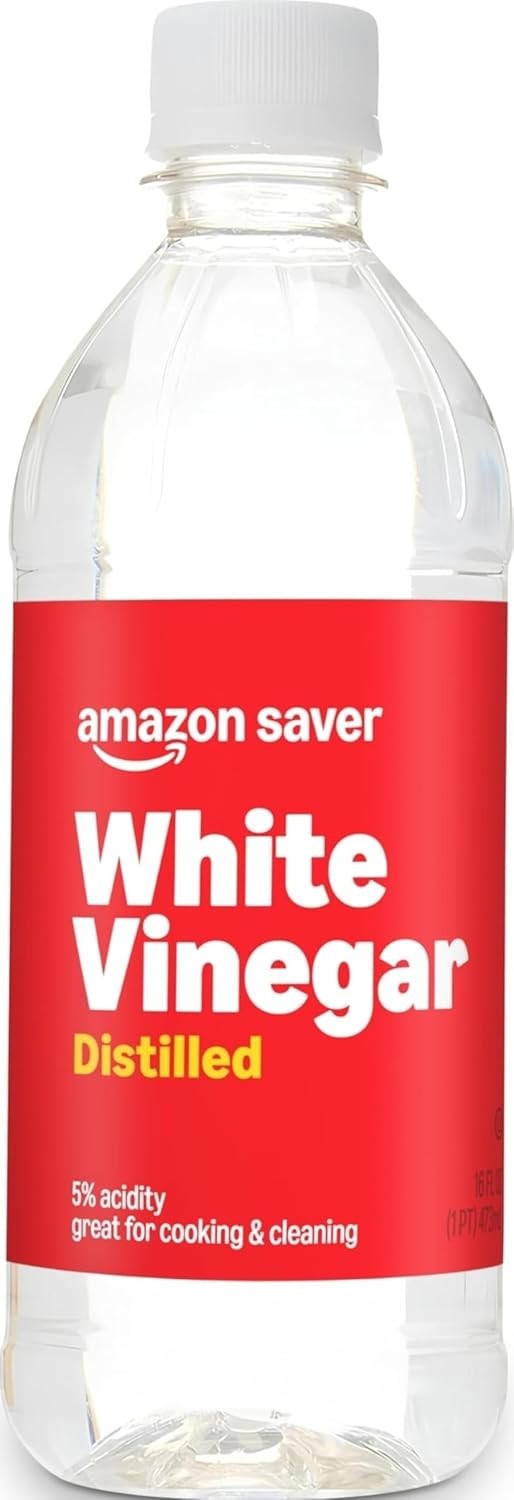 Amazon Saver, Distilled White Vinegar, Great for Cooking and Cleaning, 16 Fl Oz