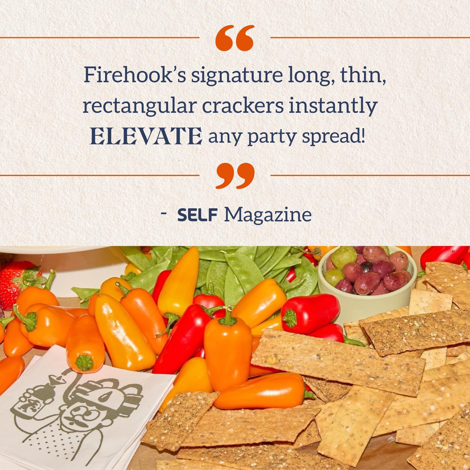 Firehook Sea Salt Crackers – Artisan Baked, Uniquely 8 Ounce (Pack of 1)