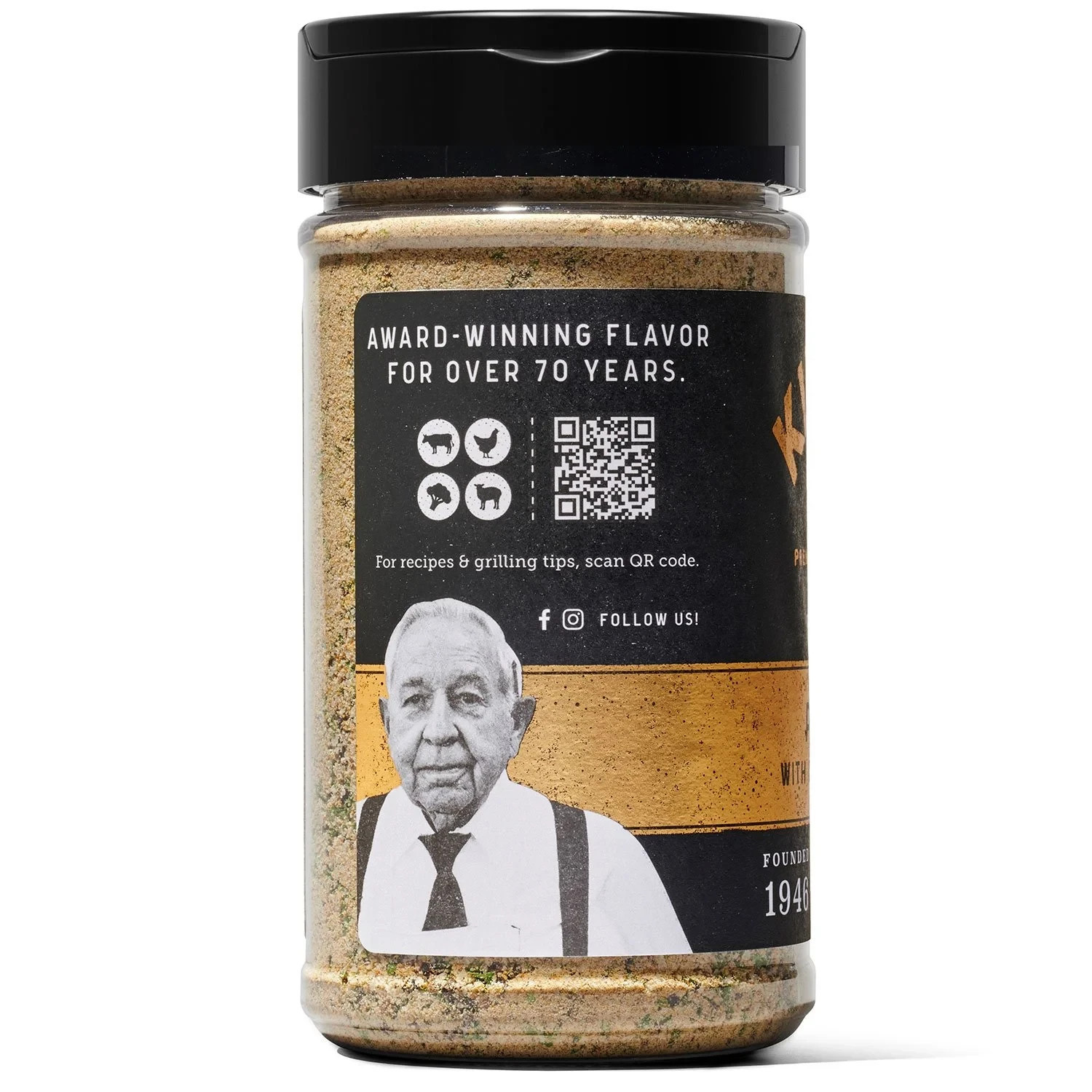 PACK OF 2 – Kinder’s Prime Steak Seasoning 7.9oz Each – Black Garlic & Truffle